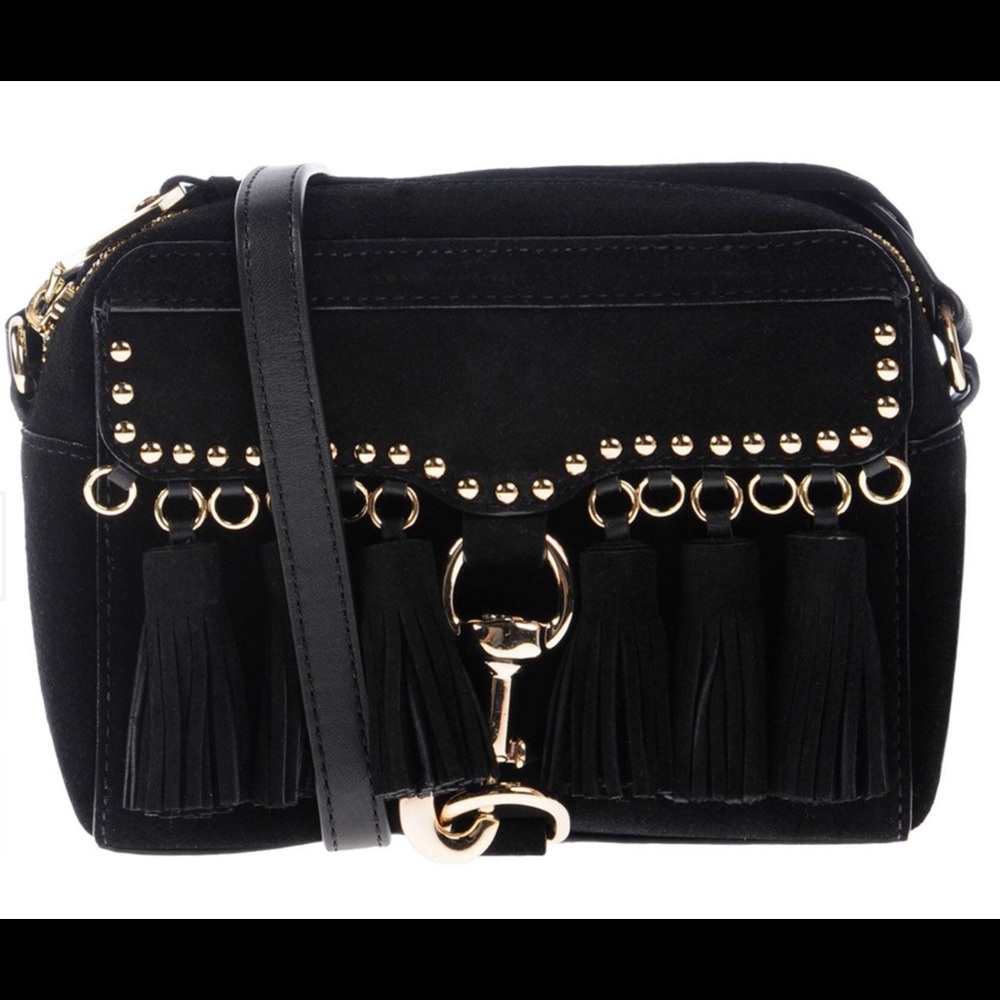 Rebecca Minkoff Genuine suede & leather crossbody